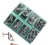 Puzzle in metallo per | Set di armadietti in metallo a disinterlacciamento,Set classico di puzzle in metallo, idea regalo per compleanno, festa, classe, viaggio per adulti