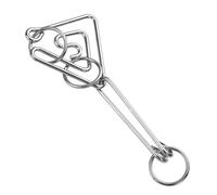 Puzzle In Metallo | Set Di Teaser Cerebrale Logico Di Filo Metallico Da 8 Pezzi | Set Regalo Per Puzzle Del Giocattolo Di Test Per Adulti | Regali Del Puzzle Logico, Gioco Mentale Di Destrezza Per