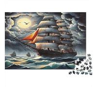 Puzzle in Pezzi Gufo Magico 1000 Pezzi 52x38cm Carta Riciclata per Adulti Puzzle Imponibile Difficile Stimola Ragionamento Cerebrale Decorazione Casa Ottimo Regalo