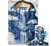 Puzzle in porcellana "Porta della Pace" da 1000 pezzi per ragazzi, gioco di logica e logica, semplice e divertente, con bordi lisci, regalo elegante (50x75cm)