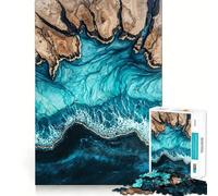 Puzzle in resina Ocean's Embrace per adolescenti, 1000 pezzi, per rafforzare la memoria, per momenti di pace, con bordi di qualità, regalo classico (38x26cm)