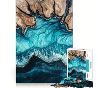 Puzzle in resina Ocean's Embrace per adolescenti, 1000 pezzi, per rafforzare la memoria, per momenti di pace, con bordi di qualità, regalo classico (38x52cm)