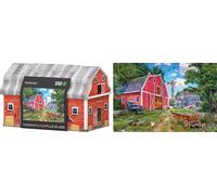 Puzzle in scatola di latta fattoria di famiglia 550 pezzi EUROGRAPHICS