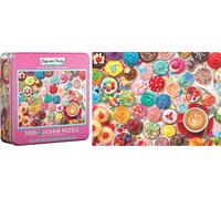 Puzzle in scatola di latta Festa di cupcake 1000 pezzi EUROGRAPHICS
