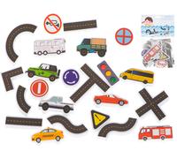 Puzzle in schiuma per il bagno con tema citte0