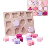Puzzle in silicone per demenza e Alzheimer, giochi di abbinamento cognitivo per anziani, sensoriale per la cura della memoria e il sollievo dall'ansia, stimolazione tattile