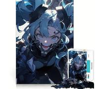 Puzzle in stile anime futuristico da 1000 pezzi,gioco di concentrazione mentale,taglio di precisione,bordi lisci,gioco significativo per costruire connessioni (38x52cm)