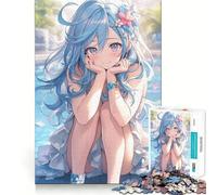 Puzzle in stile anime futuristico per ragazzi,1000 pezzi,stimolante per la mente,divertente,con componenti robusti e ben definiti,un'attività di gruppo emozionante (38x26cm)