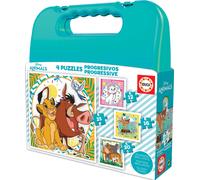 Puzzle in valigetta Disney animaletti 4 in 1