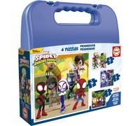 Educa 19580 Spidey & His Amazing Friends Progressive Suitcase 6+9+12+16, Assorte
