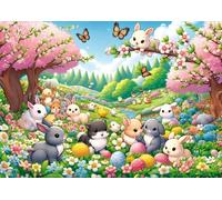 Puzzle Incontro dei coniglietti 25 pezzi