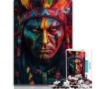Puzzle indiani da 1000 pezzi per adulti, gioco educativo, sfida, giocattolo, decorazione da parete, regali unici per compleanno e Natale, 50x75cm