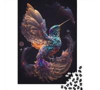 Puzzle infinito di colibrì per adulti da 1000 pezzi, puzzle in legno, il miglior regalo per amici e familiari, 1000 pezzi (75x50 cm)