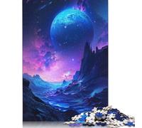 Puzzle infinito "Oltre il pianeta" da 520 pezzi, regali di Natale, puzzle in legno per adulti e adolescenti, giocattoli educativi per l'apprendimento, 520 pezzi (52x38 cm)