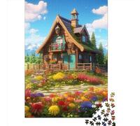 Puzzle Innovativo Da 1000 Pezzi, Casetta del villaggio montano in Legno, Perfeziona Strategie E Pazienza, Ideale Per Tutte Le Età, Confezione Regalo Premium