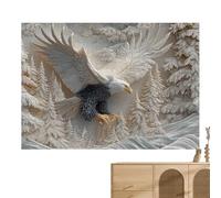 Puzzle intagliato 1000 pezzi | Puzzle e stimolante | Puzzle maestoso con testa bianca - per gli amanti della natura e della fauna - Rafforzamento dei legami familiari attività sociale decorazione