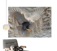 Puzzle intagliato con 1000 pezzi | Gioco di carte divertente e sofisticato - Gioco di arte del mare bianco calvo - Gioco di puzzle - Per donne adulti uomini e amanti della natura e della fauna