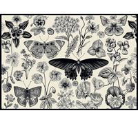 Puzzle INTERDRUK Farfalle e Fiori 500 Pezzi