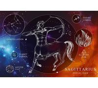 Interdruk - Puzzle Zodiaco - Sagittario - 250 Pezzi