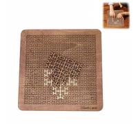 Puzzle intricato del vassoio frattale, rompicapo puzzle di legno irregolare, sfida labirinto non convenzionale