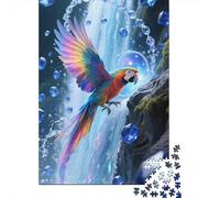 Puzzle Intrigante 1000 Pezzi in Legno, Papagallo, Sviluppa Abilità Di Problem Solving, Ideale Per Serate Di Gioco in Famiglia