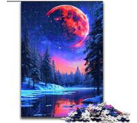 Puzzle invernali al neon per adulti e ragazzi, 1000 pezzi, gioco stimolante e collezione di artisti per famiglie, belle arti per bambini dai 14 anni in su (26x38cm)