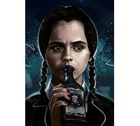 Puzzle Irregolares - Horror Classics Film Wednesdays Poster - Per Giocattoli Educativi Per Adulti - Giocattoli Sfida Personalizzati Per Adulti Gifts - 1000 Pezzi Puzzle Zx385Aw