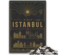Puzzle Istanbul Turchia 2000 pezzi per adolescenti, gioco stimolante, giocattoli, decorazione da parete, regali unici per compleanno e Natale 2000 pezzi (70x100cm)