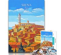 Puzzle Italia Siena Viaggio Puzzle 1000 pezzi per adulti, giochi educativi Decorazione per la casa Offerta come regalo per tutta la famiglia 75x50cm