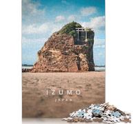 Puzzle Izumo Bentenjima Giappone Premium 100% carta riciclata rettangolare per bambini o bambine, regali di Natale 1000 pezzi (38x26 cm)