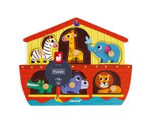 Puzzle Janod Arca di Noè 6 pezzi (legno)
