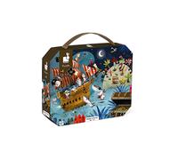 PUZZLE JANOD Treasure Hunt 36 Pezzi in Cartone per 4+ - Tema: Caccia al Tesoro