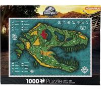 Puzzle Jigsaw 1000 Pezzi Mappa Di Jurassic World 51cm X 71cm (nm)
