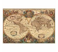 Puzzle Jigsaw 2000 pezzi per gli adulti, Antica mappa del mondo il materiale riciclabile d’alta qualità e stampato ad alta definizione, gioco familiare, festa aziendale, regalo per amore e amico 70X1