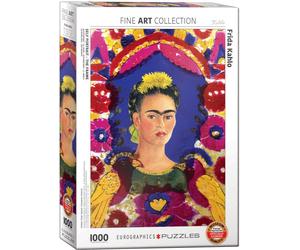 Puzzle Jigsaw Frida Kahlo Autoritratto 1000 Pezzi Di Eurographics 680Mm X 490Mm
