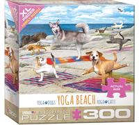 Puzzle Jigsaw XL Da 300 Pezzi Per Spiaggia Yoga