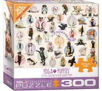 Puzzle Jigsaw XL Di 300 Pezzi Con Cuccioli Di Yoga