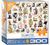Puzzle Jigsaw XL Di 300 Pezzi Con Gattini Yoga