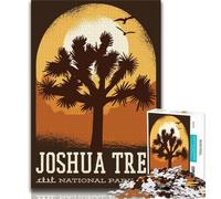 Puzzle Joshua Tree da 1000 pezzi per adulti e ragazzi, perfetto per trascorrere il tempo in casa, con pezzi completamente interconnessi e di forma casuale, 75x50cm