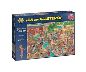 PUZZLE JUMBO Jan van Haasteren Efteling Fata Morgana - 5000 Pezzi, Umorismo