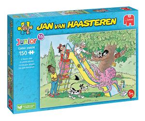 PUZZLE JUMBO Jan van Haasteren Junior - 150 Pezzi, Umorismo, Età 5+ anni