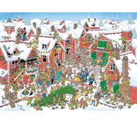 Jumbo Spiele Jan van Haasteren Santa's Village 5000 Teile - Puzzle für Erwachsen