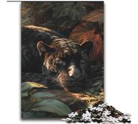 Puzzle Jungle Wild Black Panther per adolescenti 2000 pezzi, modelli da assemblare, ideali come regalo per tutta la famiglia, adatti per bambini dai 14 anni in su (70x100cm)