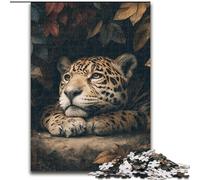 Puzzle Jungle Wild Black Panther per adolescenti da 1000 pezzi, giocattoli per l'intrattenimento della famiglia, ideali come regalo per tutta la famiglia (26x38cm)