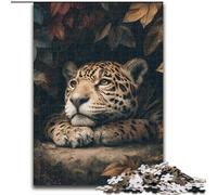 Puzzle Jungle Wild Black Panther per adolescenti, puzzle da 1000 pezzi, modello da assemblare, ideale come regalo per tutta la famiglia, adatto per bambini dai 14 anni in su (50x75cm)