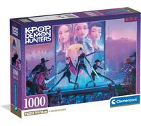 Puzzle K-Pop Demon Hunters 1000 Pezzi con Poster 70x50 Serie Netflix Clementoni