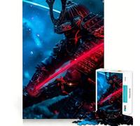 Puzzle Katana Rossa per Adolescenti, 1000 Pezzi, Gioco di Mente Rilassante, Taglio Preciso, (38x26cm)