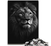 Puzzle King Lion da 1000 pezzi per adulti e ragazzi, giocattoli, giochi educativi, antistress, lista dei desideri con Babbo Natale (38x52cm)