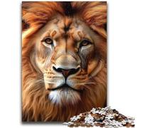 Puzzle King Lion da 2000 pezzi per adulti e ragazzi, difficili da completare ma divertenti e spiritosi, regalo di compleanno, regali, arte murale (70X100cm)