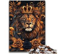 Puzzle King Lion da 2000 pezzi per adulti, gioco stimolante e decorazione da parete per famiglie, regali unici per compleanno e Natale (70X100cm)